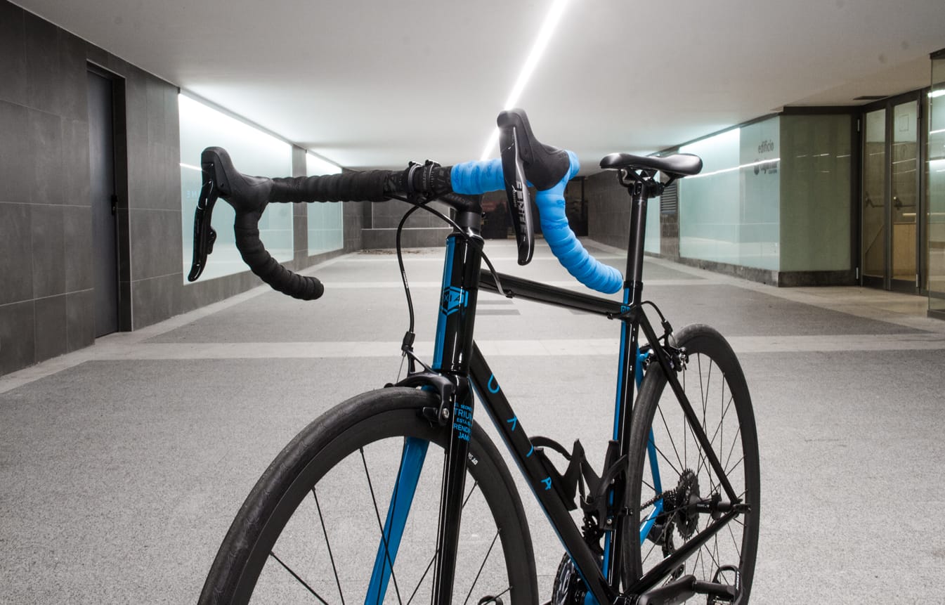 Custom steel road bicycle