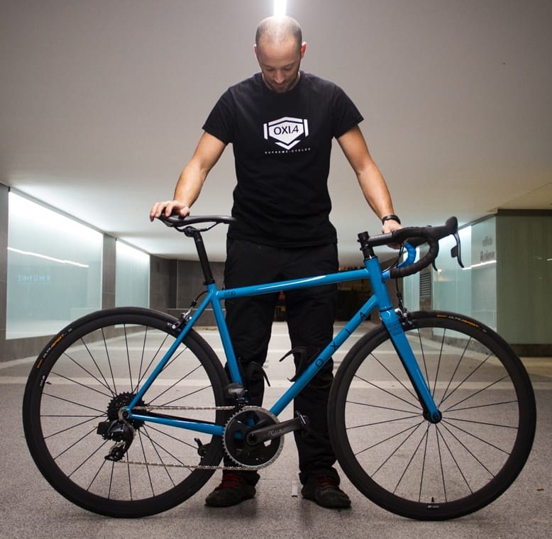 Oxia Neblu Road Disc, custom-built in steel