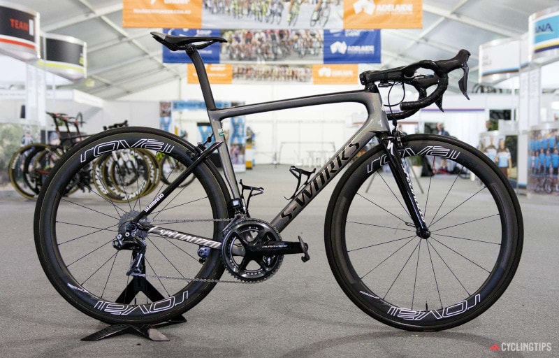 Peter Sagan with his Specialized Tarmac SL6